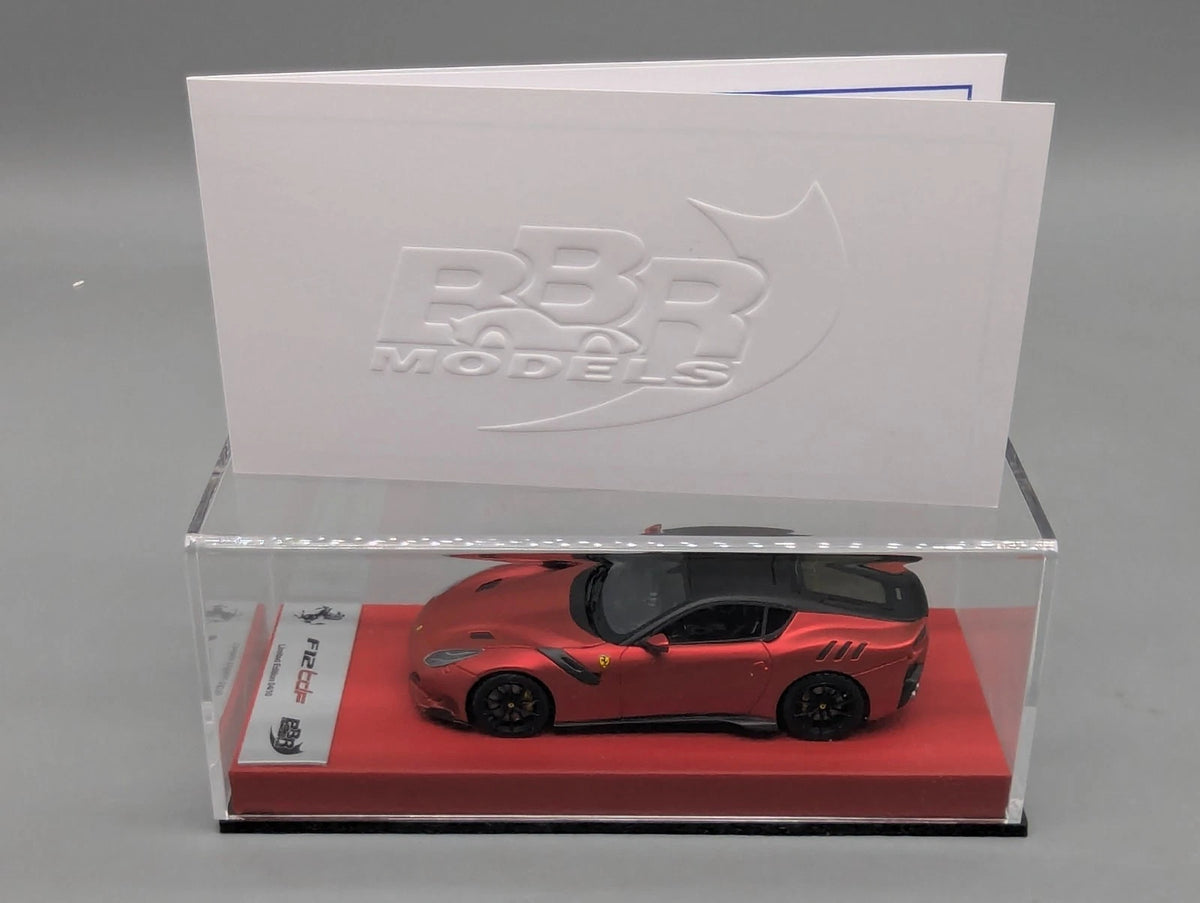 Modellautos 1:43 BBR Concept43 Ferrari F12 TdF Rosso Magma Matt 04/10 mit OVP
