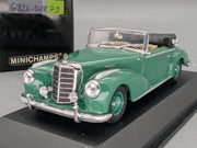 Modellautos 1:43 Minichamps Mercedes Benz 300 S Cabrio Softtop Offen Grün OVP