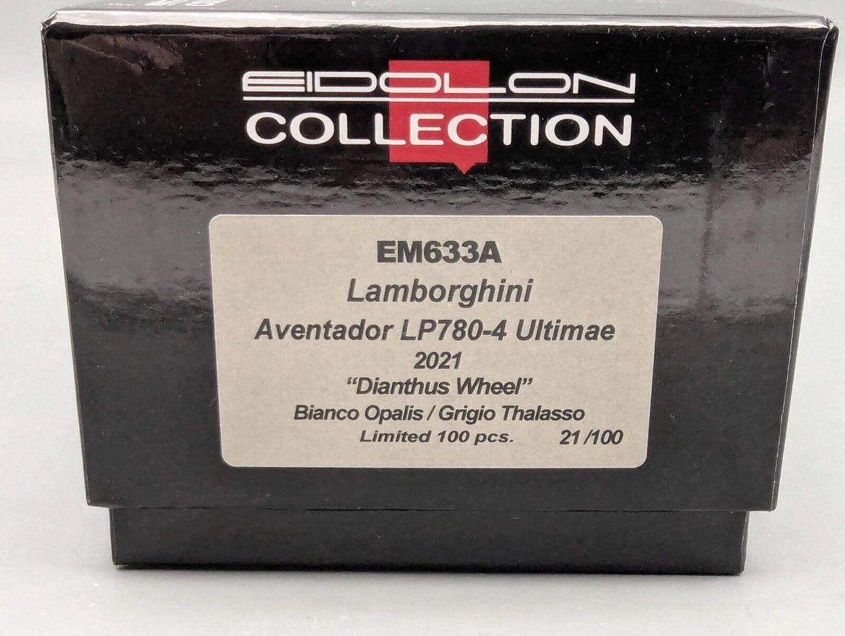 Eidolon Make Up 1:43 Lamborghini Aventador LP780-4 Ultimae 2021 Weiß 021/100 OVP