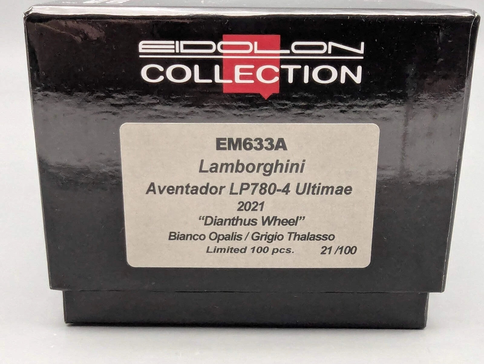 Eidolon Make Up 1:43 Lamborghini Aventador LP780-4 Ultimae 2021 Weiß 021/100 OVP