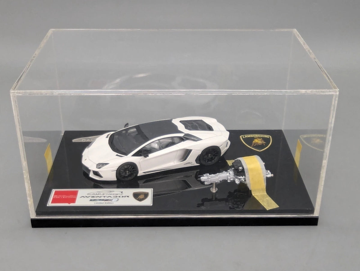 Eidolon Make Up 1:43 Lamborghini Aventador LP760-2 Engine Set Oakley Weiß OVP