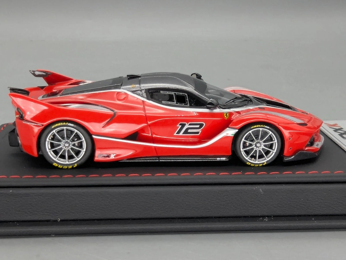 Modellautos 1:43 BBR Deluxe Ferrari FXX-K Rosso Scuderia Car #12 Ltd 01/05 OVP