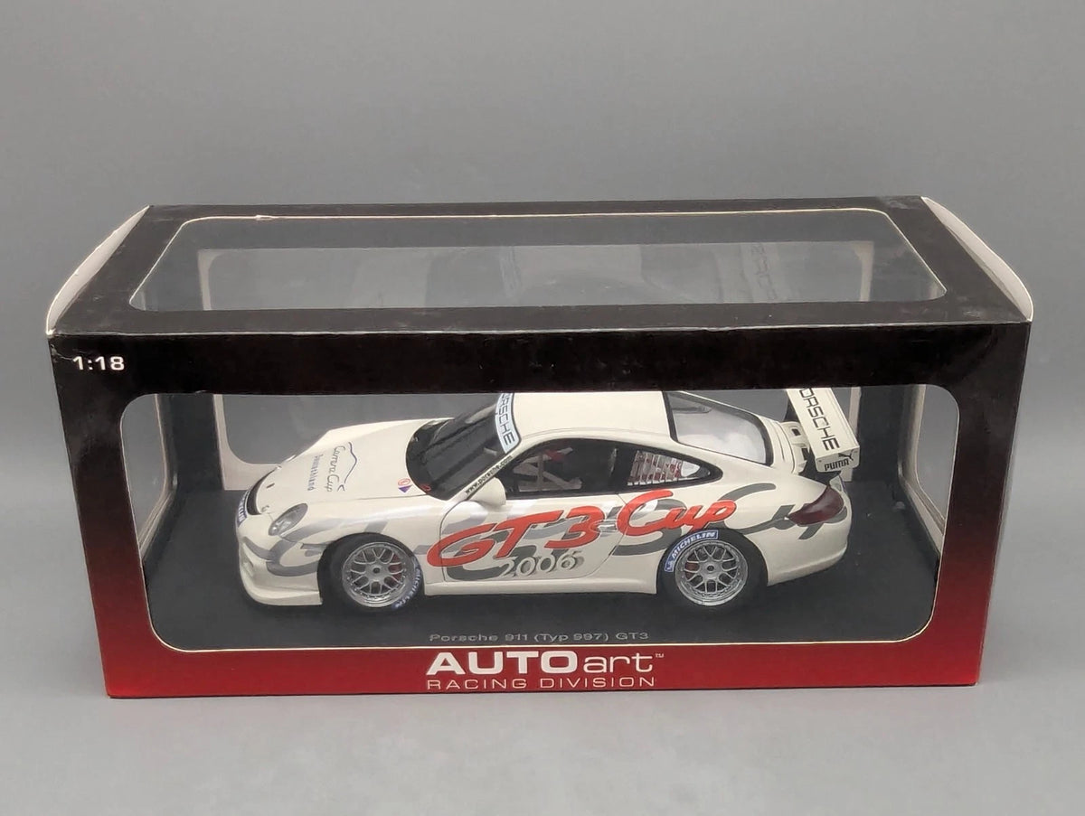 Modellautos 1:18 Autoart 80681 Porsche 911 (997) GT3 Promo Cup 2006 mit OVP