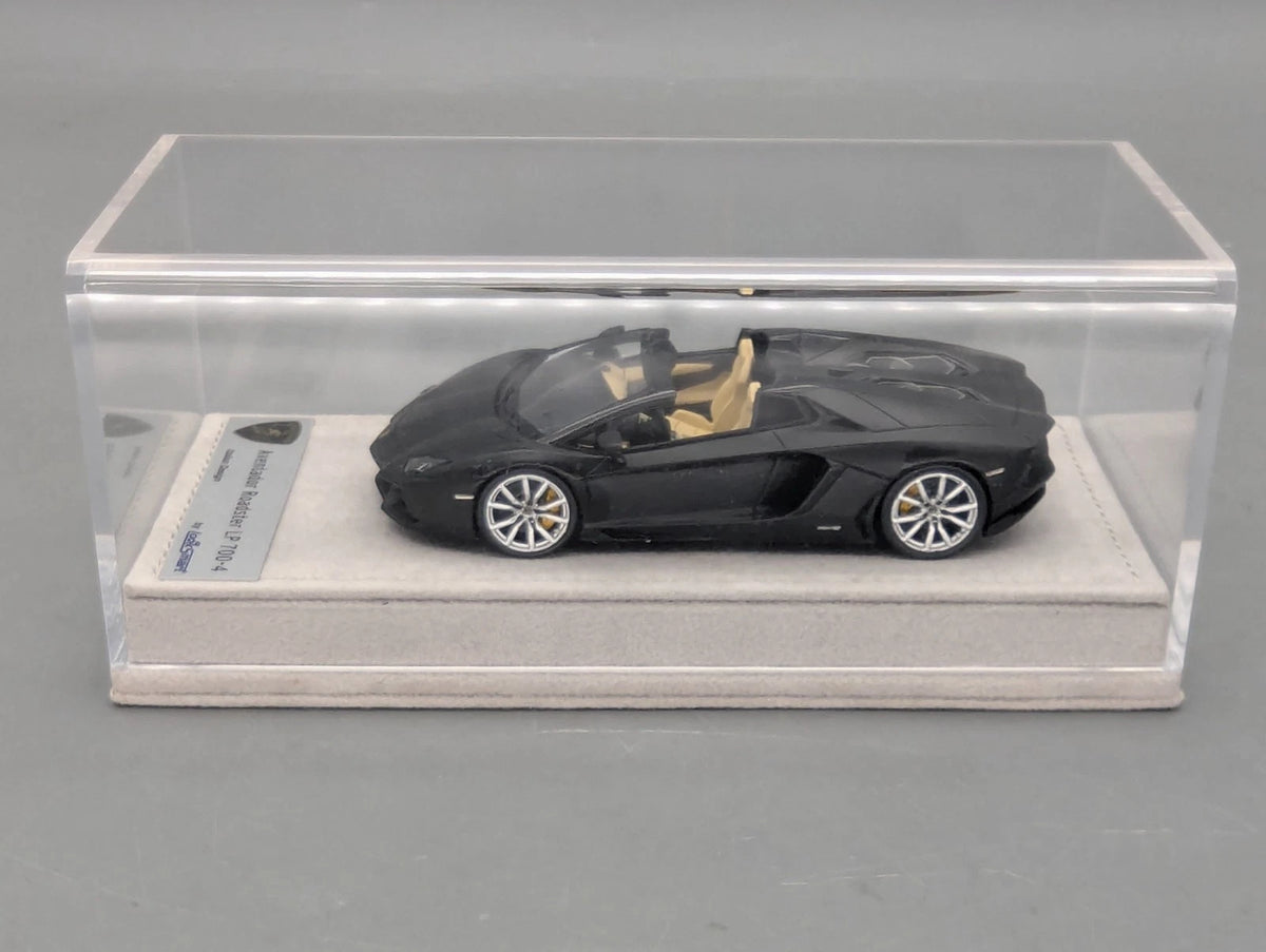 Modellautos 1:43 Looksmart Lamborghini Aventador Roadster LP 700-4  Black OVP