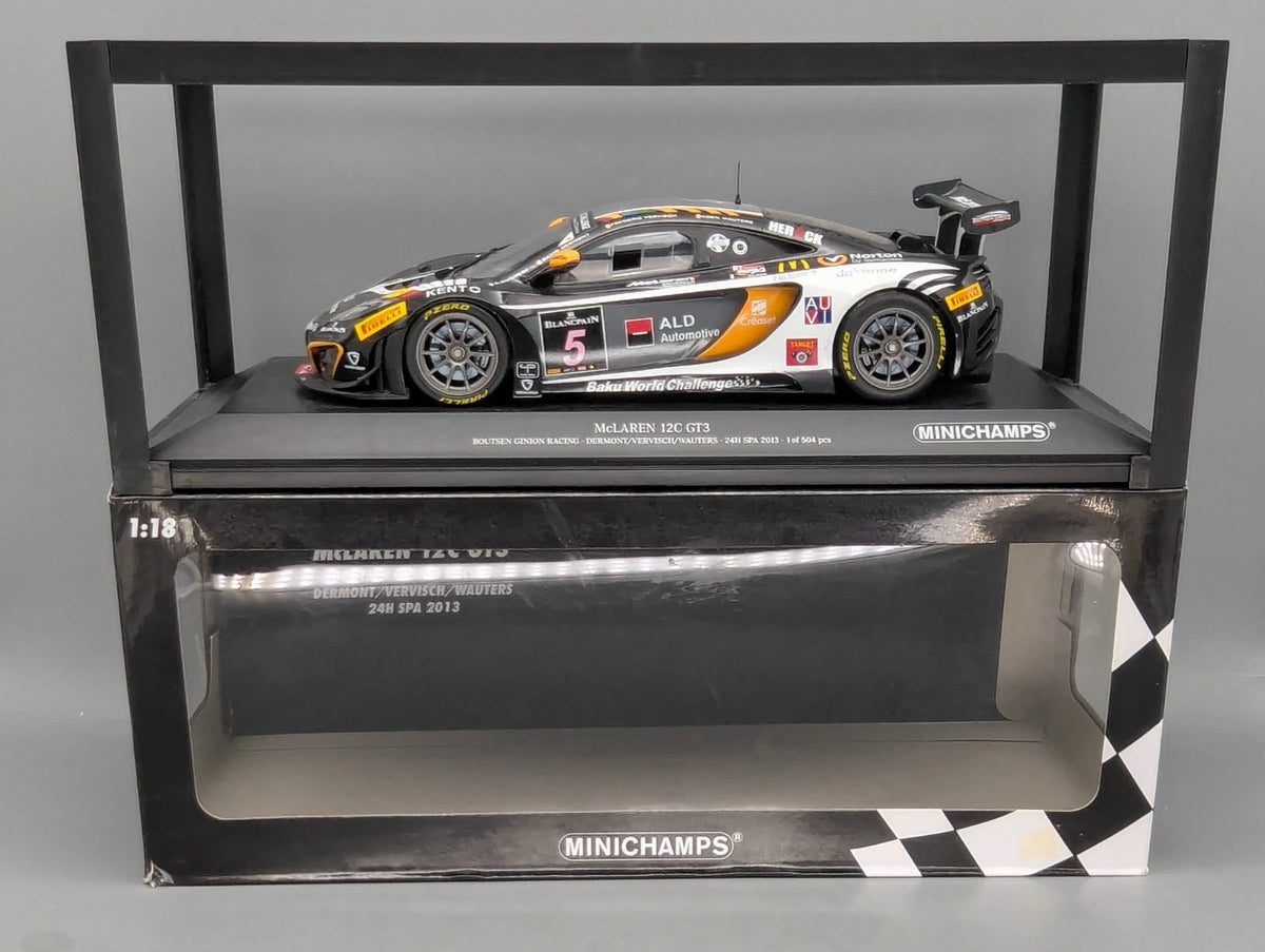 Modellautos 1:18 Minichamps McLaren 12C GT3 24h Spa 2013 #5 mit OVP