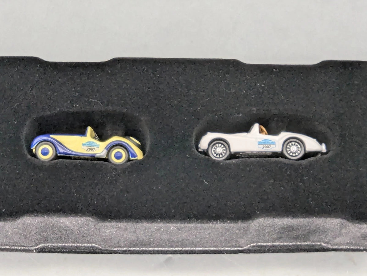 Modellautos 1:90 Schuco Piccolo Set ADAC Trentino Classic 2007 BMW + Jaguar OVP