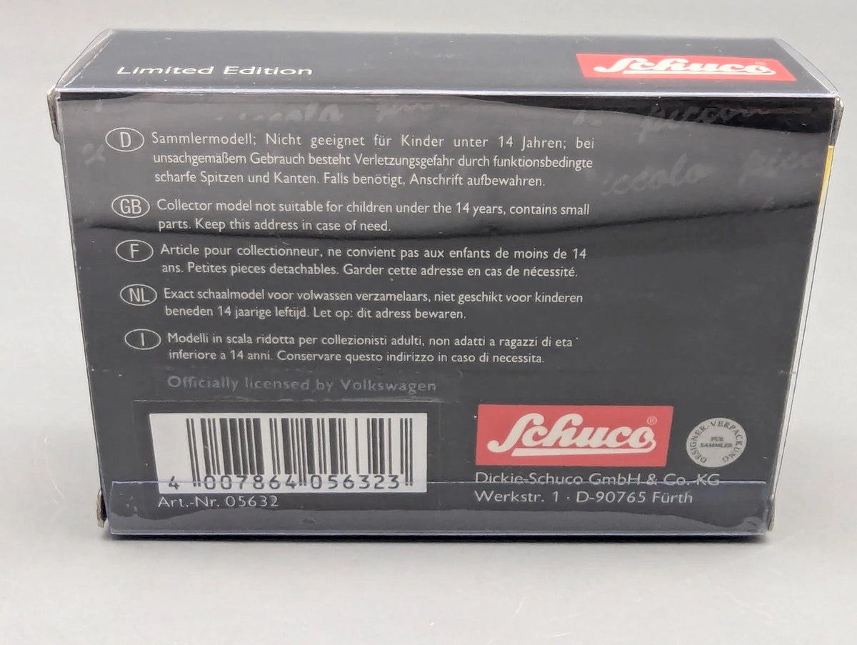 Modellautos 1:90 Schuco Piccolo VW T1 Pritsche / Plane VW-Kundendienst in OVP