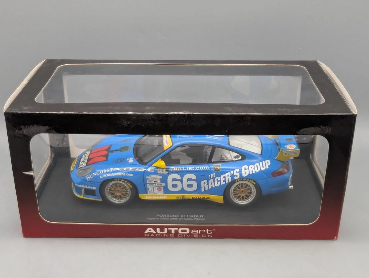 Modellautos 1:18 Autoart Porsche 911 GT3 R 24h Daytona 2002 WINNER  #66 mit OVP
