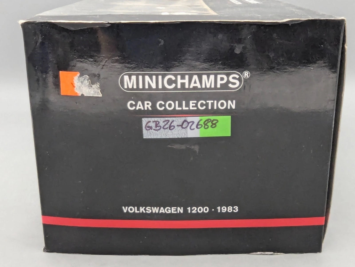 Modellautos 1:18 Minichamps Volkswagen VW Jeans Bug Käfer 1200 1983  Weiß OVP
