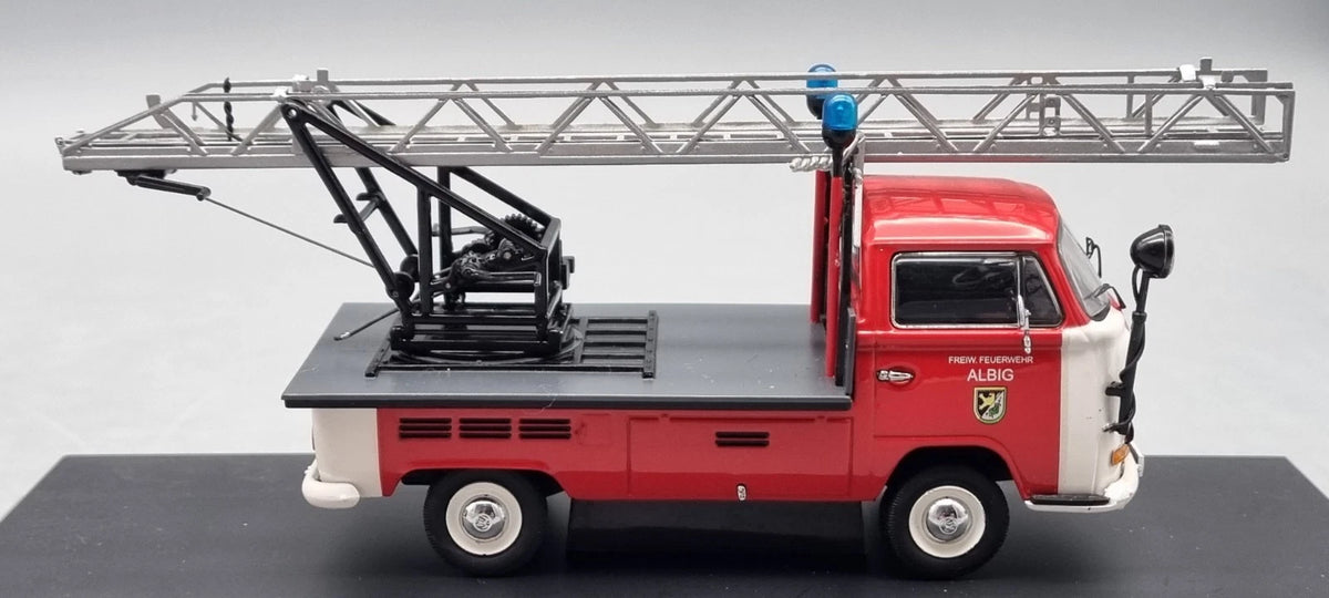 Transporter Modelle 1:43 Schuco 03341 VW T2a Feuerwehr Drehleiter OVP