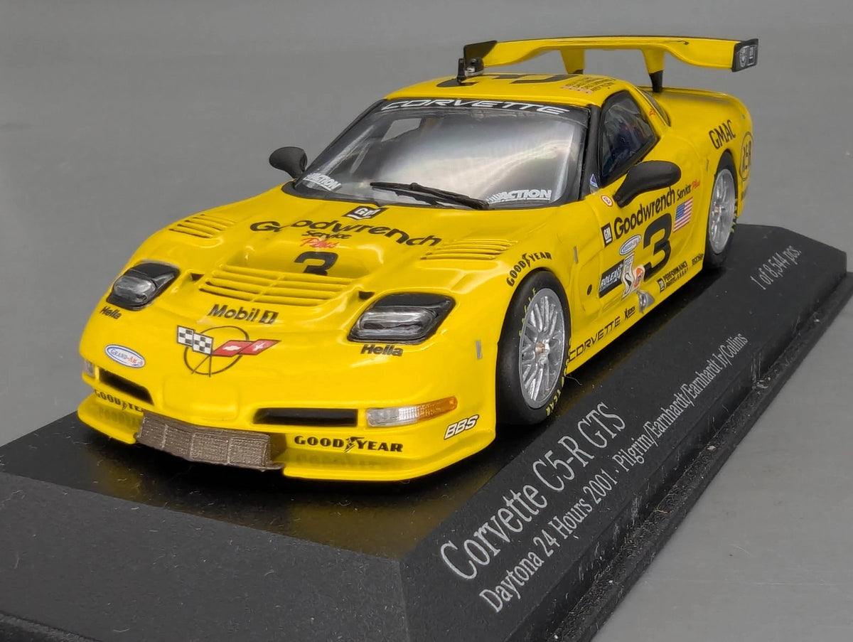 Modellautos 1:43 Action Chevrolet Corvette C5-R GTS 24h Daytona 2001 #3 mit OVP