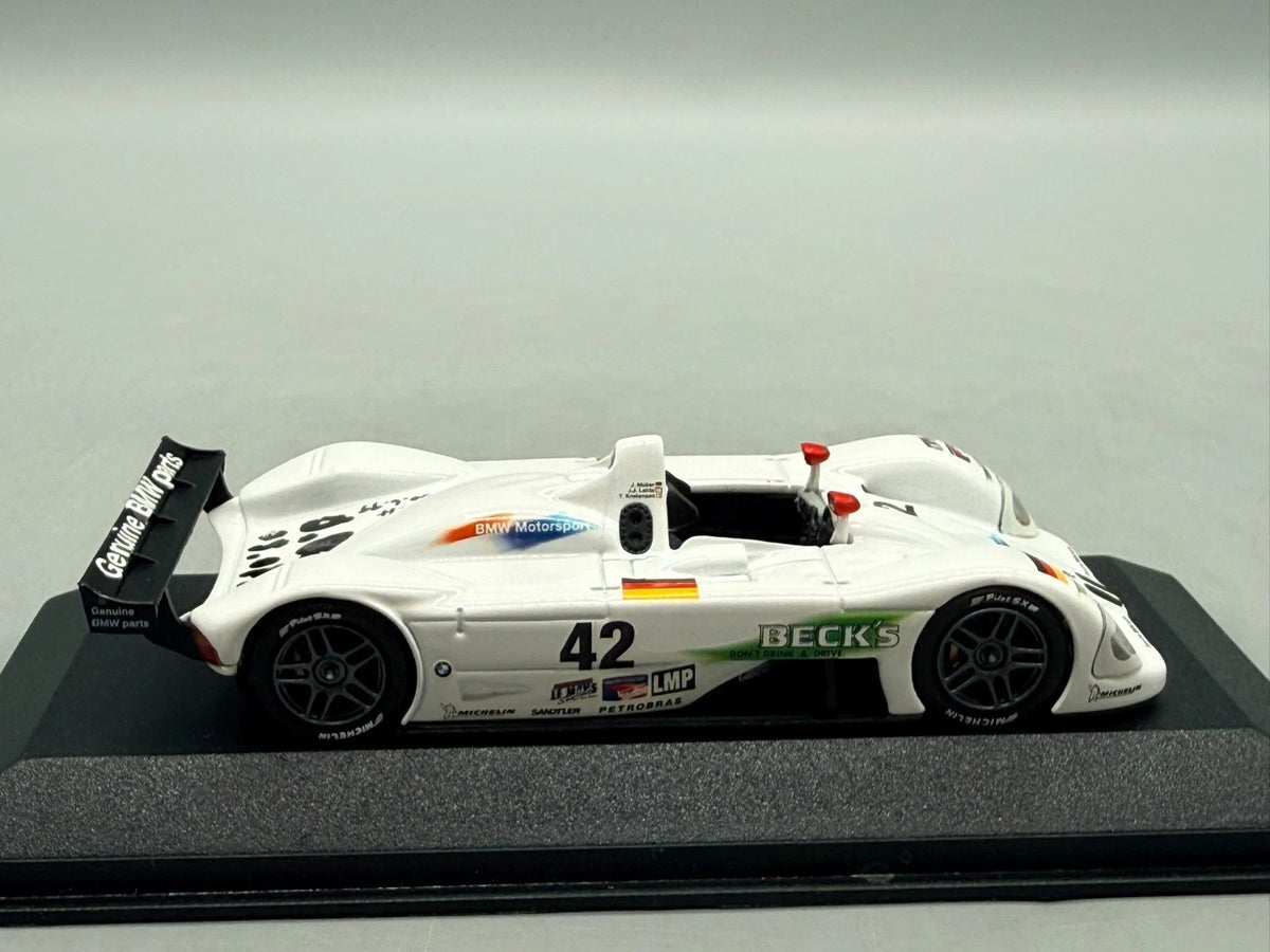 Modellautos 1:43 Minichamps BMW V12 LMR Winner 12h of Sebring 1999 #42 mit OVP