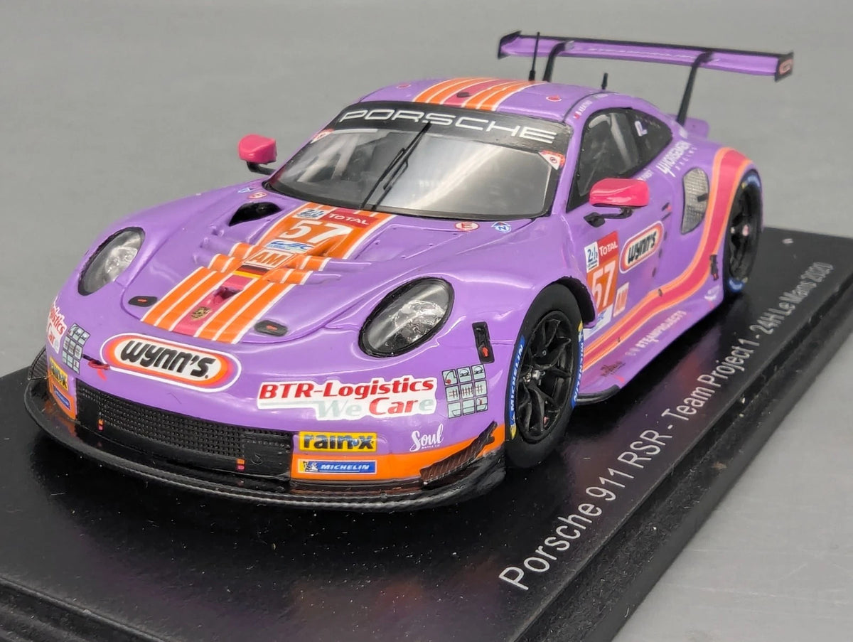 Modellautos 1:43 Spark S7988 Porsche 911 RSR 24h Le Mans 2020 #57 mit OVP