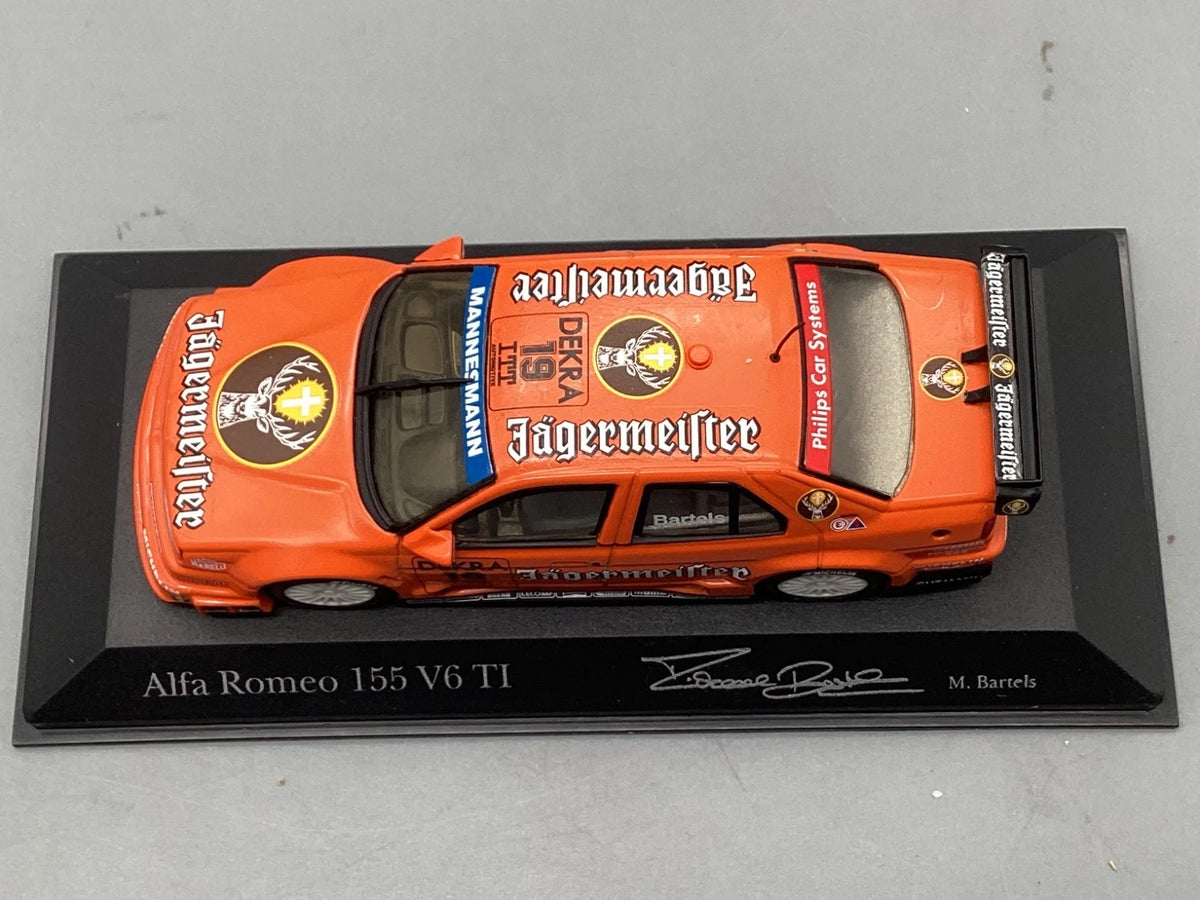 Modellautos 1:43 Minichamps Alfa Romeo 155 V6 TI DTM 1994 Bartels #19 mit OVP