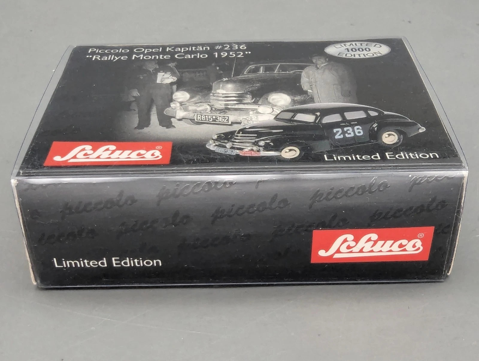 Modellautos 1:90 Schuco Piccolo Opel Kapitän #236 Rallye Monte Carlo 1952 in OVP