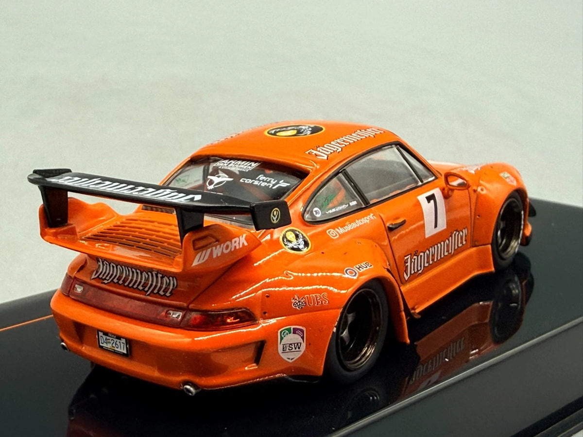 Modellautos 1:43 Ixo Porsche RWB 993 #7 mit OVP