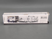 Lkw Modell H0 1:87 Brekina Mercedes Benz L 322 Koffer Lastwagen mit Anhänger OVP