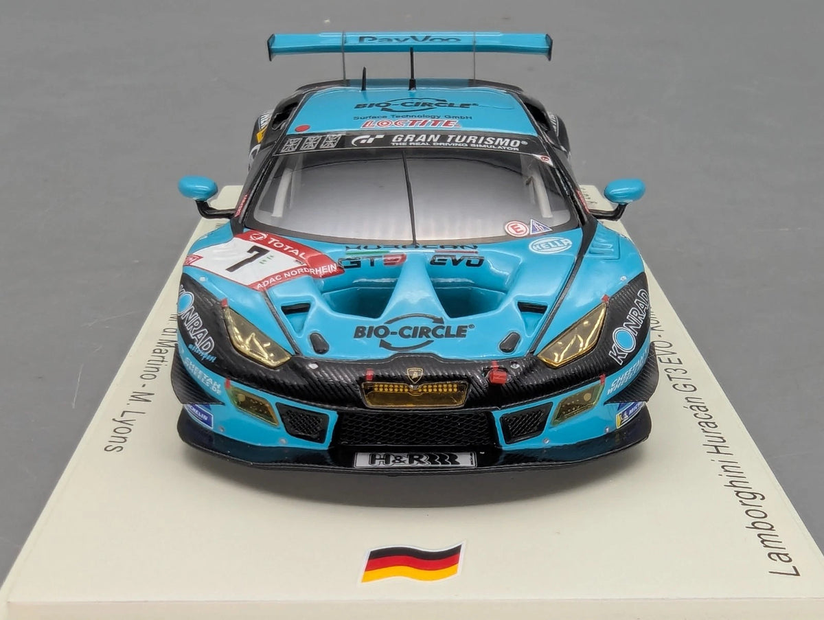 Modellautos 1:43 Spark SG576 Lamborghini Huracan GT3 EVO 24h Nbrg 2019 #7 OVP