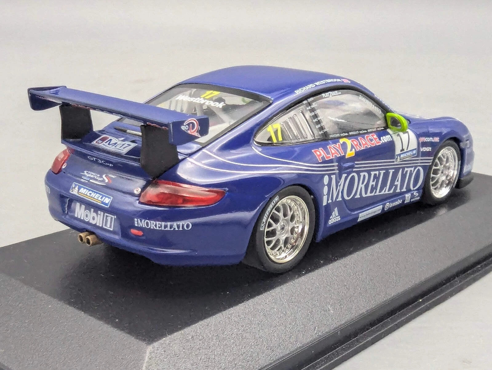 Modellautos 1:43 Minichamps Porsche 911 GT3 Cup 2006 #17 mit WAP Dealer OVP