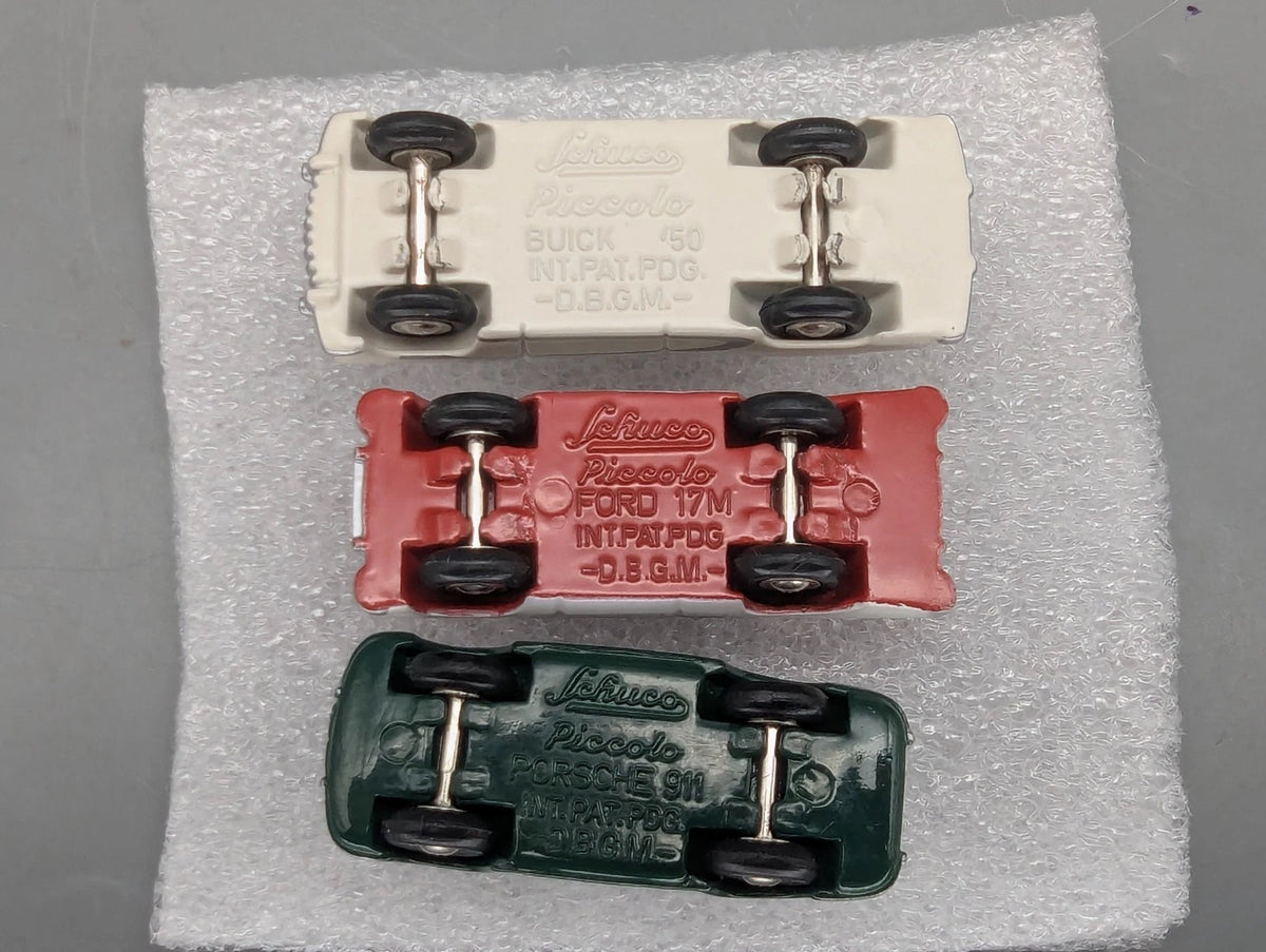 Modellautos 1:90 Schuco Piccolo-Set 1998 3-teilig Buick Porsche Ford OVP