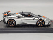 Modellautos 1:43 BBR Concept43 Ferrari SF90 XX Stradale Ltd 21/50 Grigio mit OVP