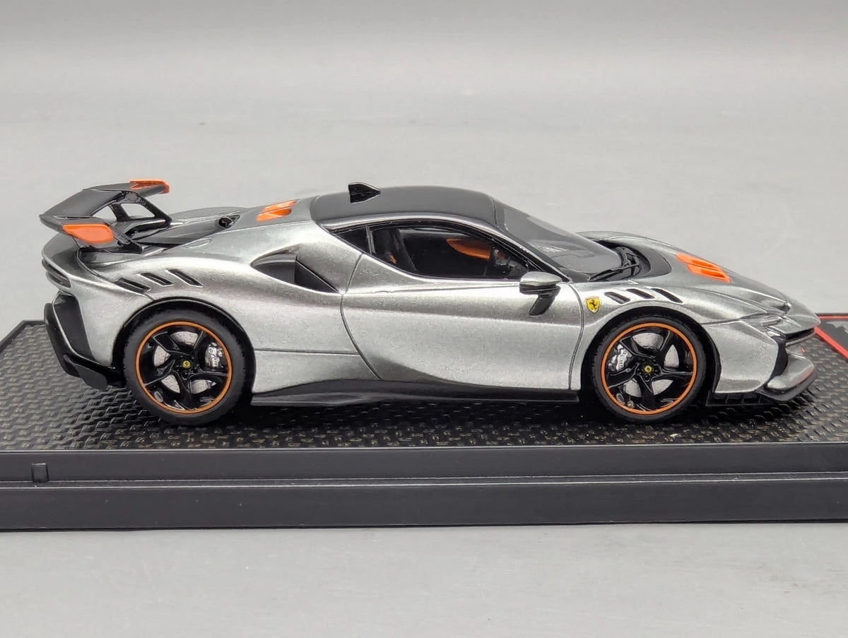 Modellautos 1:43 BBR Concept43 Ferrari SF90 XX Stradale Ltd 21/50 Grigio mit OVP