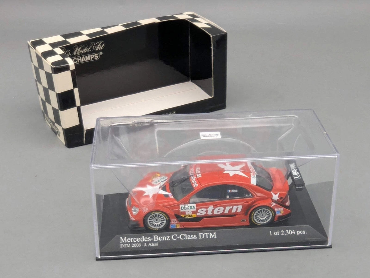 Modellautos 1:43 Minichamps Mercedes Benz C-Klasse DTM 2006 #10 J. Alesi mit OVP