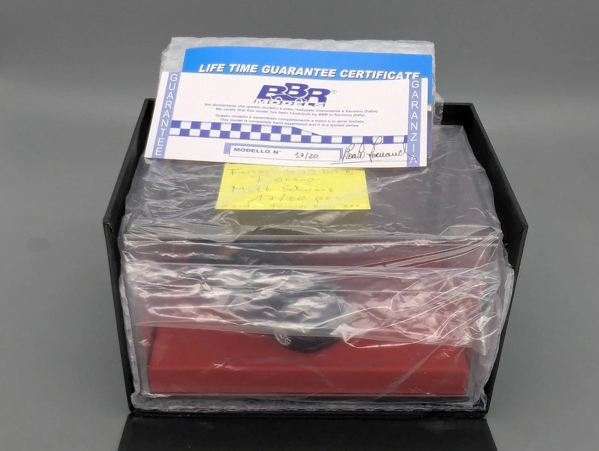 Modellautos 1:43 BBR Calsito Ferrari 599 GTB Fiorano Matt Schwarz Ltd 17/20 OVP