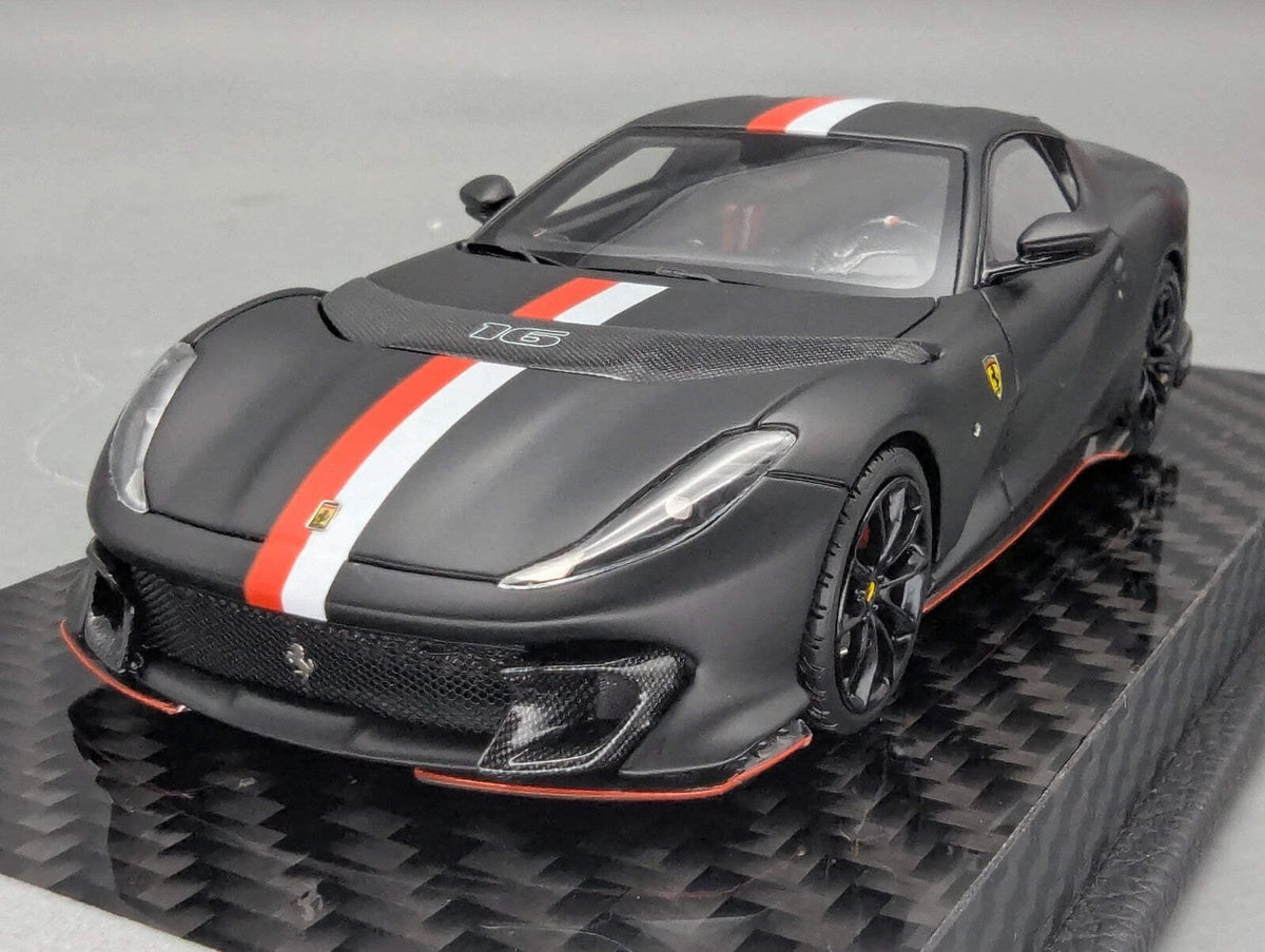 Modellautos 1:43 BBR Concept43 Ferrari 812 Competizione Nero Ltd 04/20 mit OVP