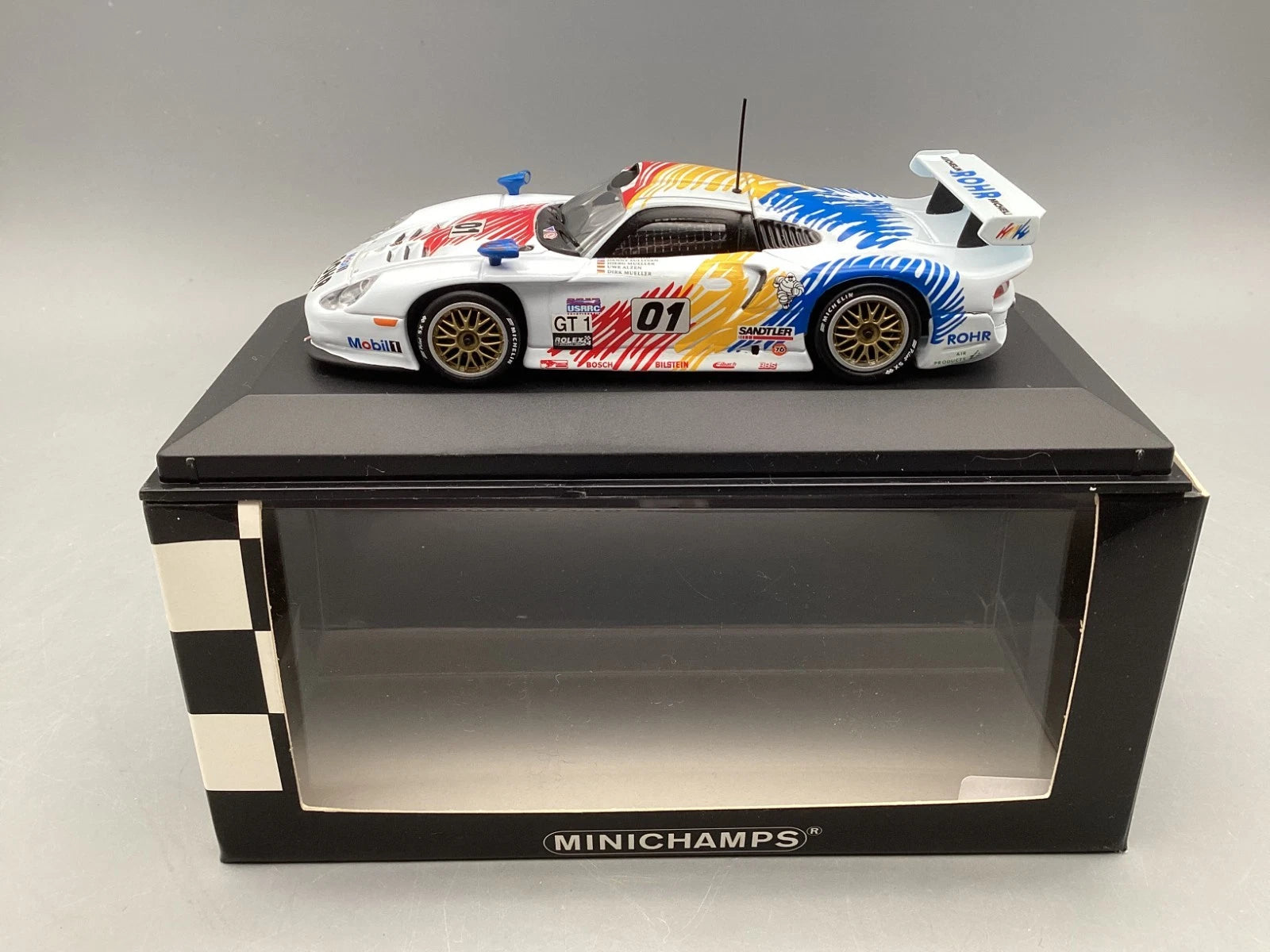 Modellautos  1:43 Minichamps Porsche 911 GT1 Daytona Team Rohr #01 mit OVP