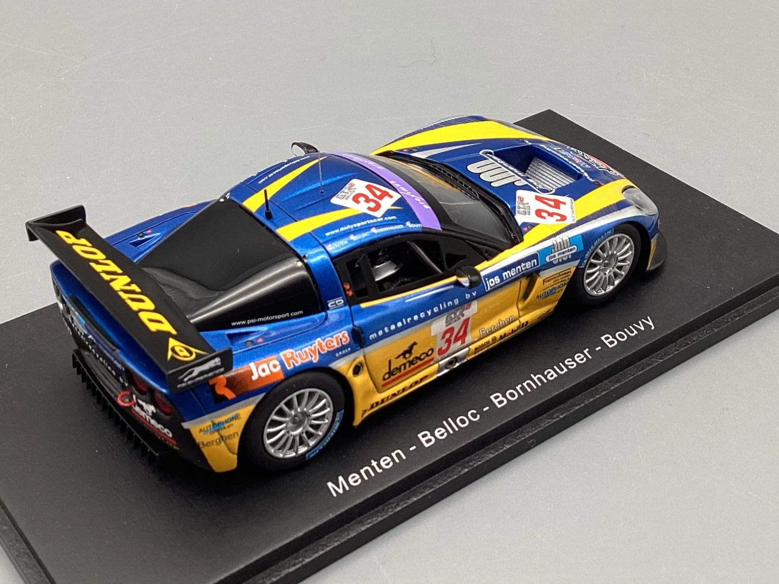 Modellautos 1:43 Spark Corvette C6-R 24h Spa 2006 #34 mit OVP