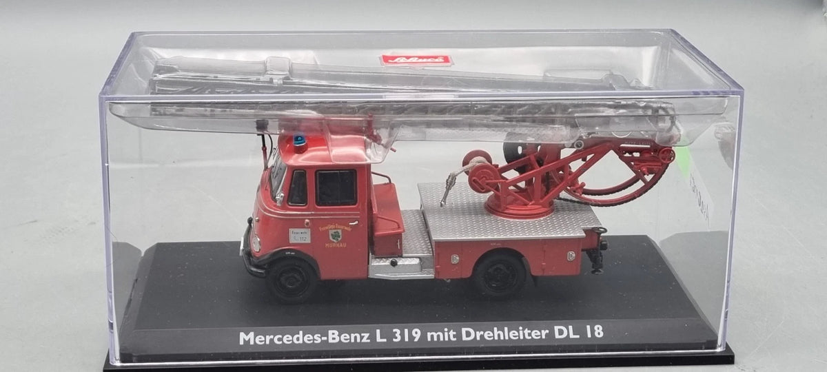 LKW Modelle 1:43 Schuco 02807 Mercedes-Benz L319 Feuerwehr Drehleiter DL18 OVP