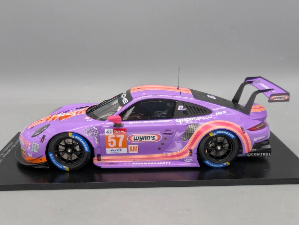 Modellautos 1:18 Spark Porsche 911 RSR 24h Le Mans 2020 #57 mit OVP