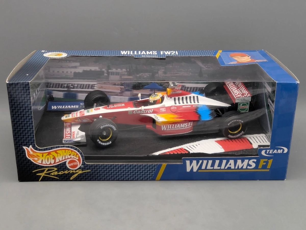 Modellautos 1:18 Hot Wheels Racing 24622 Williams F1 FW21 #6 R. Schumacher OVP