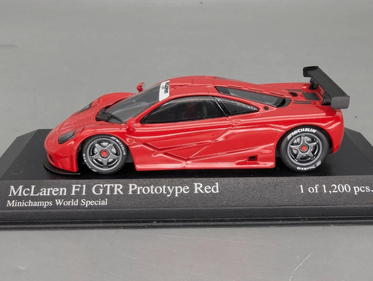 Modellautos 1:43 Minichamps World Special McLaren F1 GTR Prototype Red mit OVP