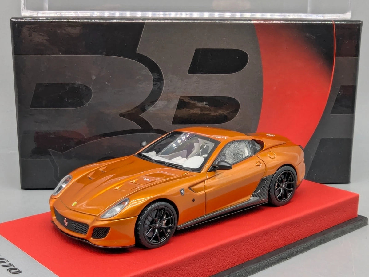 Modellautos 1:43 BBR Concept43 Ferrari 599 GTO Orange Gloss 07/10 in OVP