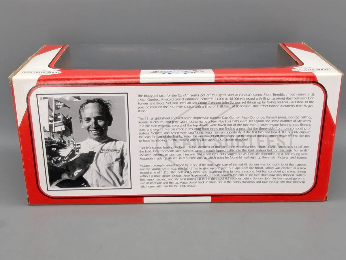 Modellautos 1:18 GMP Lola Spyder 1966 Team Surtees #3 John Surtees mit OPV