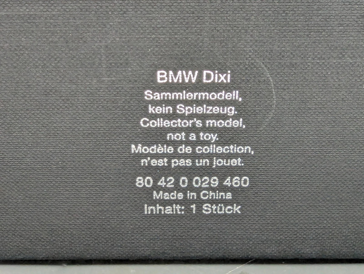 Modellautos 1:43 Minichamps  BMW Dixi Chrom mit Dealer Klappbox mit OVP
