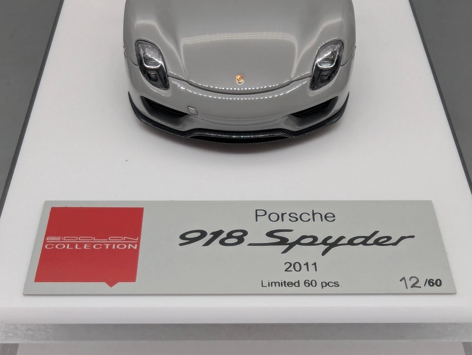 Eidolon Make Up 1:43 Porsche 918 Spyder 2011 Fashion Grey Ltd 12/60 mit OVP