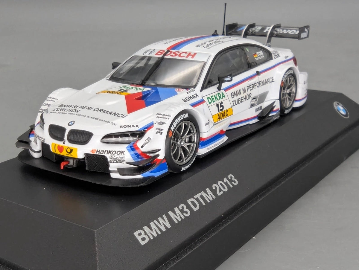 Modellautos 1:43 Minichamps BMW M3 DTM 2013 #15 Tom Tomczyk mit Dealer OVP