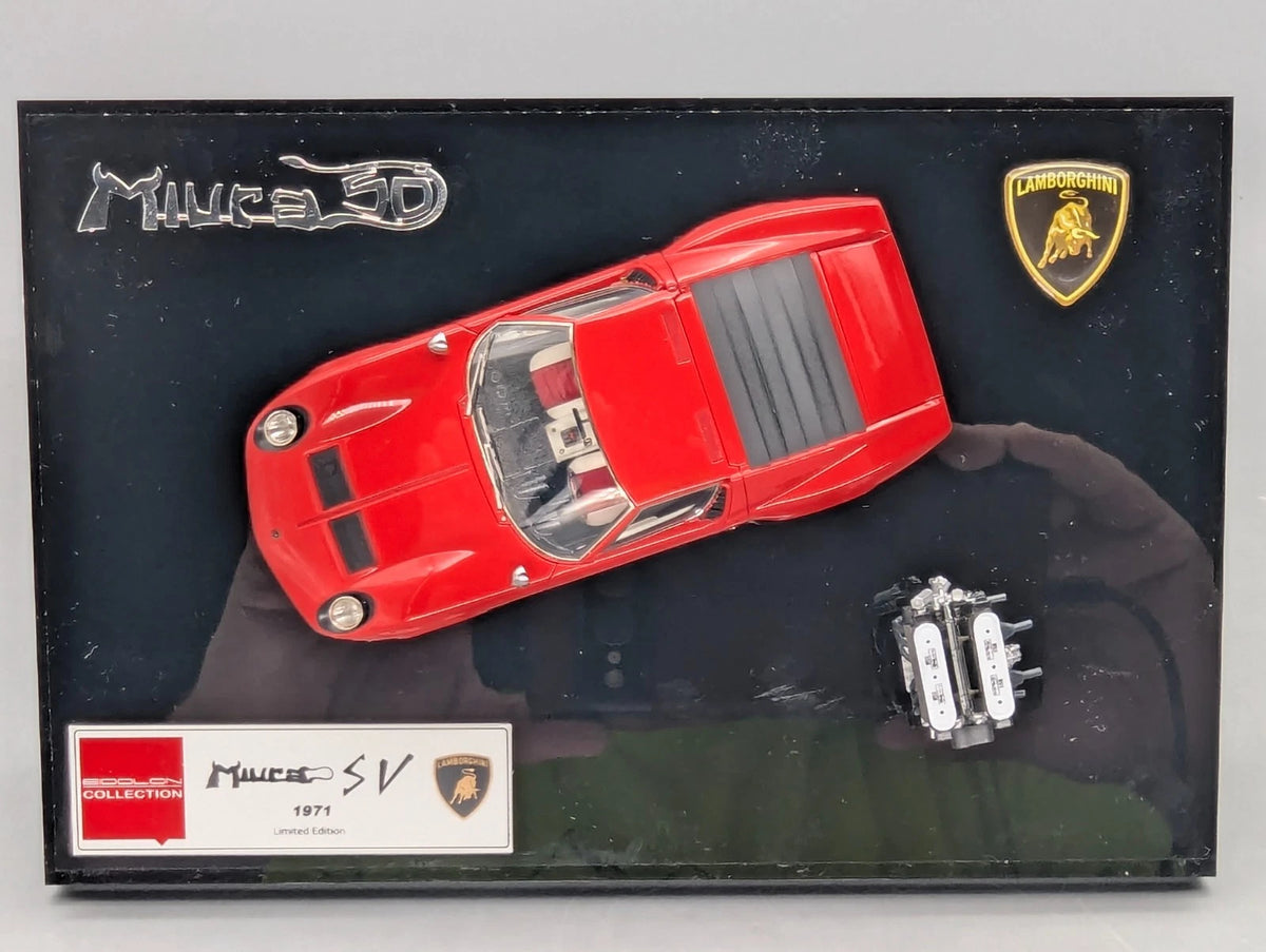 Eidolon Make Up 1:43 Lamborghini Miura P400 SV 1971 Red Engine Set mit OVP