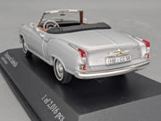 Modellautos 1:43 Minichamps Borgward Isabella Coupe Cabriolet 1959 Silber OVP