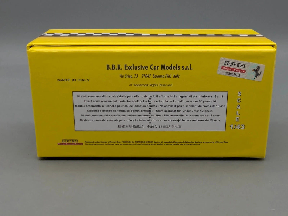 Modellautos 1:43 BBR RGM Ferrari 330 LMB LHD S/N 4453 SA #47 Ltd 09/30 OVP