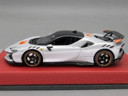 Modellautos 1:43 BBR Concept43 Ferrari SF90 XX Stradale Ltd 12/20 Weiß mit OVP