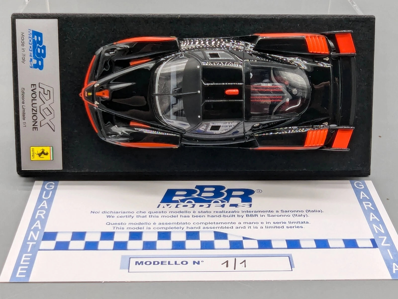 Modellautos 1:43 BBR CALSITO Ferrari FXX EVO 2008 1/1 OVP