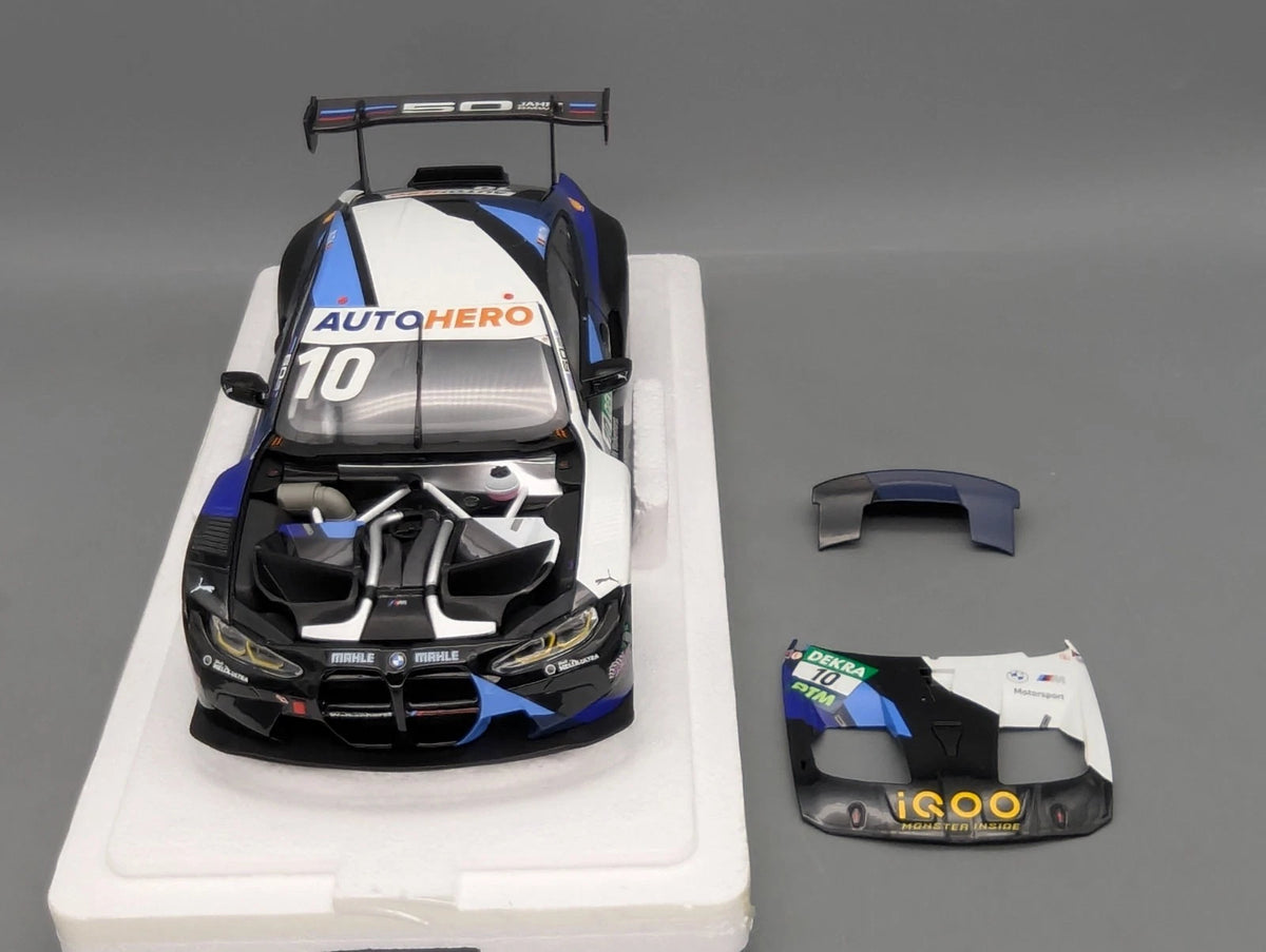 Modellautos 1:18 Minichamps BMW M4 GT3 DTM 2022 Team Walkenhorst #10 E. Muth OVP