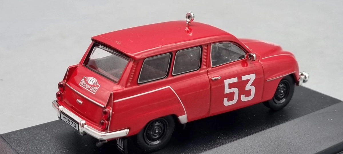 Modellautos 1:43 Atlas Saab 95 #53 Rallye Monte Carlo 1961 OVP