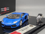 Eidolon Make Up 1:43 Lamborghini Aventador LP700-4 2011 Engine Set Blue Met. OVP