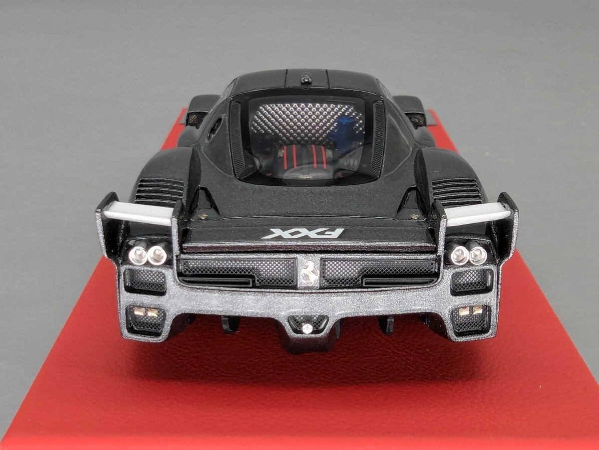 Modellautos 1:43 BBR Ferrari FXX  2006 Grau Met. Ltd 15/15 mit Vitrine und OVP