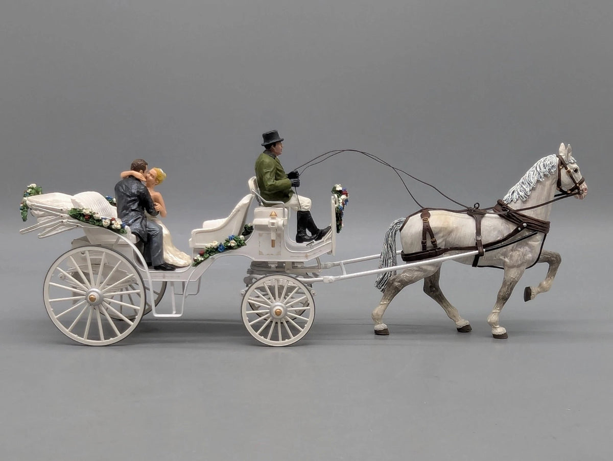 Zinnfiguren Set 1:24 Distler Schuco 873 0025 Hochzeitskutsche mit OVP